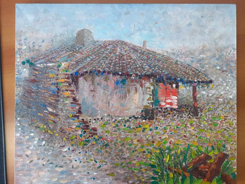 Kuca pored puta, Slika Lidija Cvetkovic Jancic