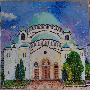 Hram Svetog Save, , autor Lidija Cvetkovic Jancic