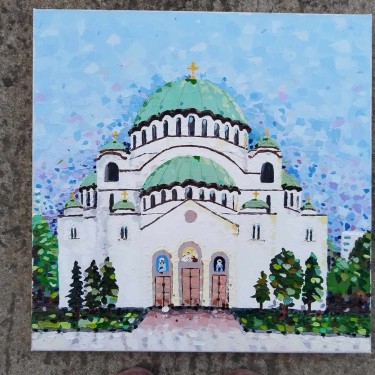 Hram Svetog Save, autor Lidija Cvetkovic Jancic