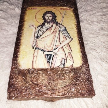Ikona Svetog Jovana Krstitelja, autor AlSteBo Art