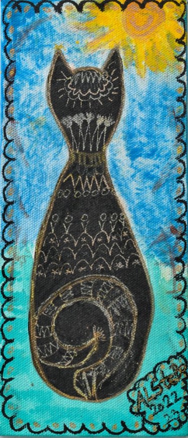 Crna macka, autor AlSteBo Art
