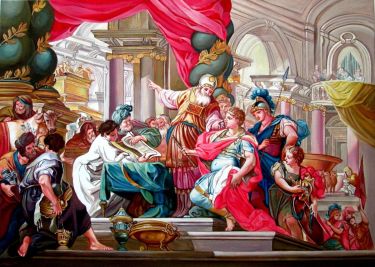 Alexander the Great in the Temple of Jerusalem, autor Marijana Stevancev