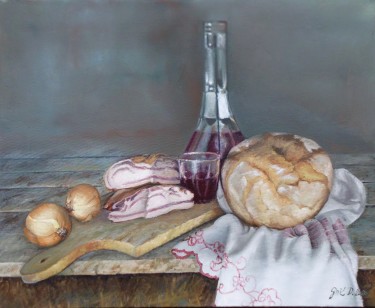 Banatski frustuk- ulje na platnu 40x50cm, autor Simic Dragana