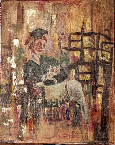 Gradska dama sa mačkom, , autor Dunja Spasić