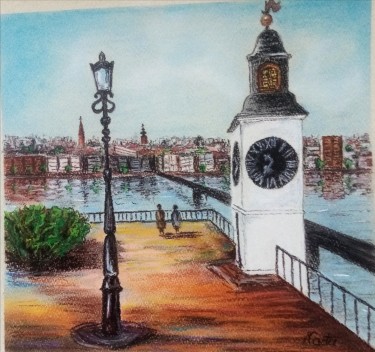 Novi Sad i Petrovaradinski sat, autor Nadja