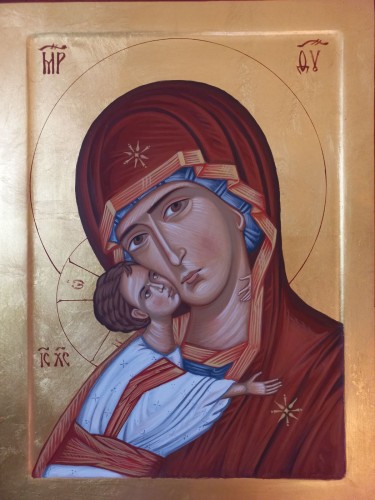 Ikona Presvete Bogorodice Vladimirske, autor Dragana Zivadinovic