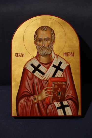 Ikona Sv Nikolaja Mirlikijskog, autor Dragana Zivadinovic