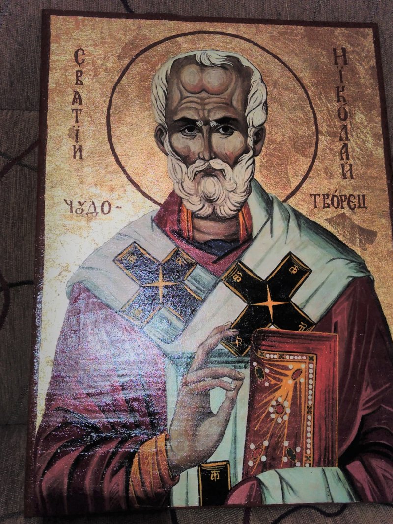 Sveti Nikola, Slika Purple Art
