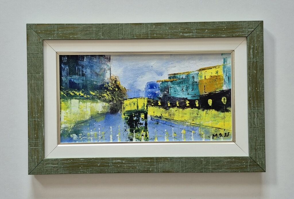 Ulje na platnu - Tramvaj, gradska linija