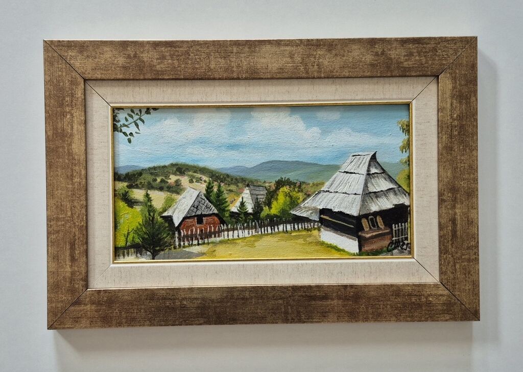 Ulje na platnu - Zlatibor, prelepa slika