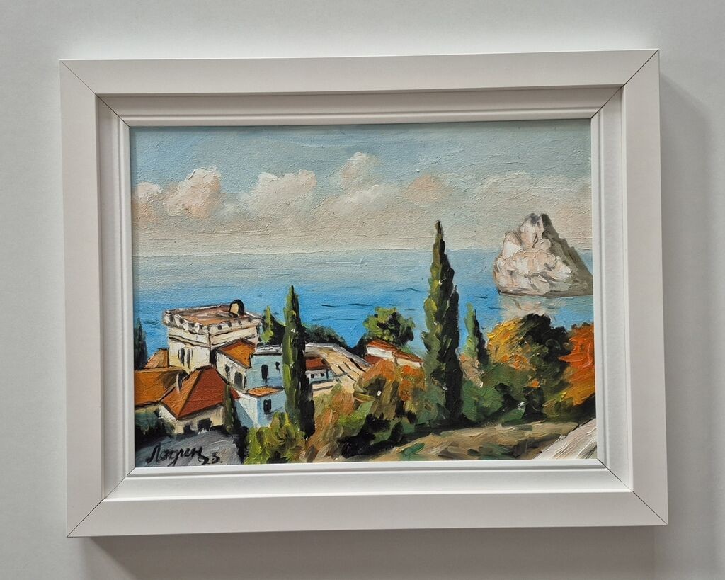 Ulje na platnu - Pogled na more, prelepa slika
