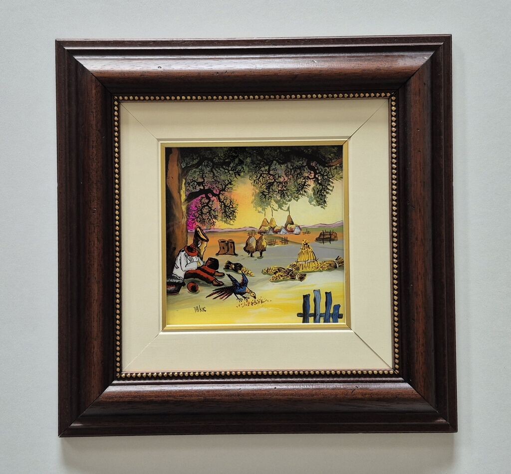 Naiva, ulje na staklu - Dekina dremka