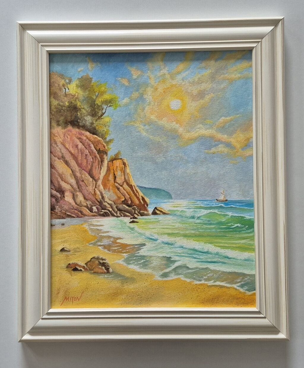 Ulje na platnu - Mediteranska carolija, prelepa slika