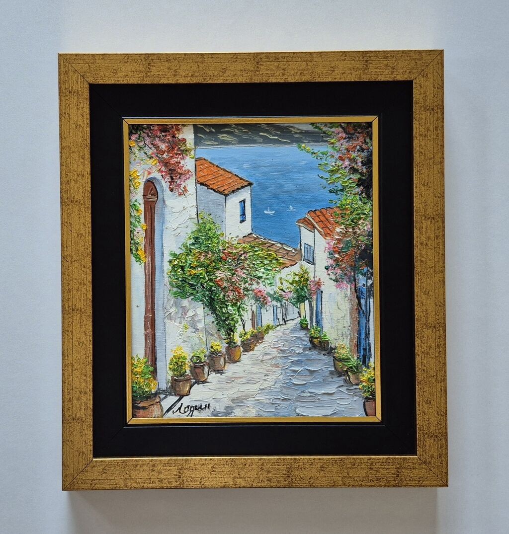 Ulje na platnu - Staza do mora, prelepa slika