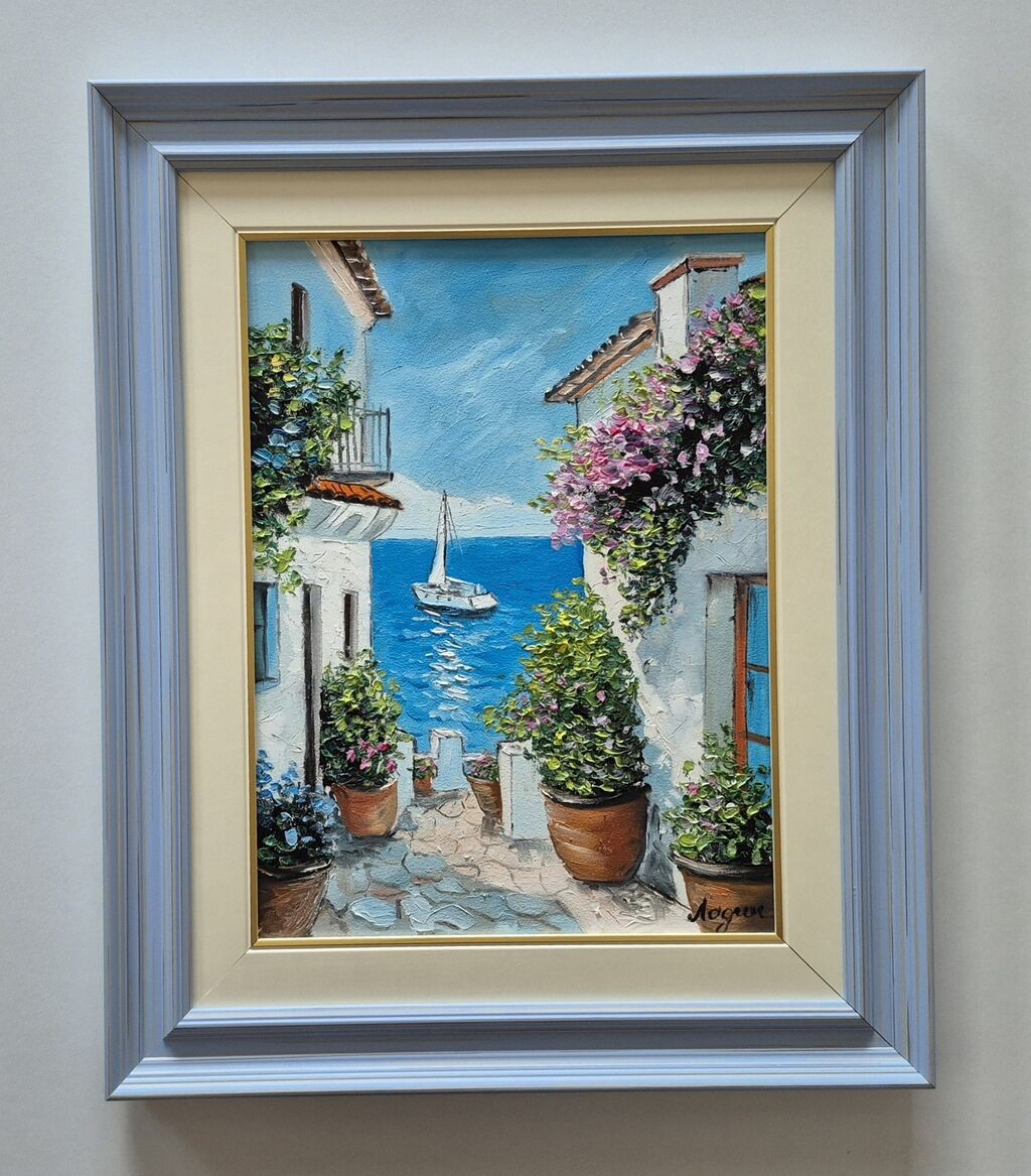 Ulje na platnu - Pejzaz sa mora 22, prelepa slika