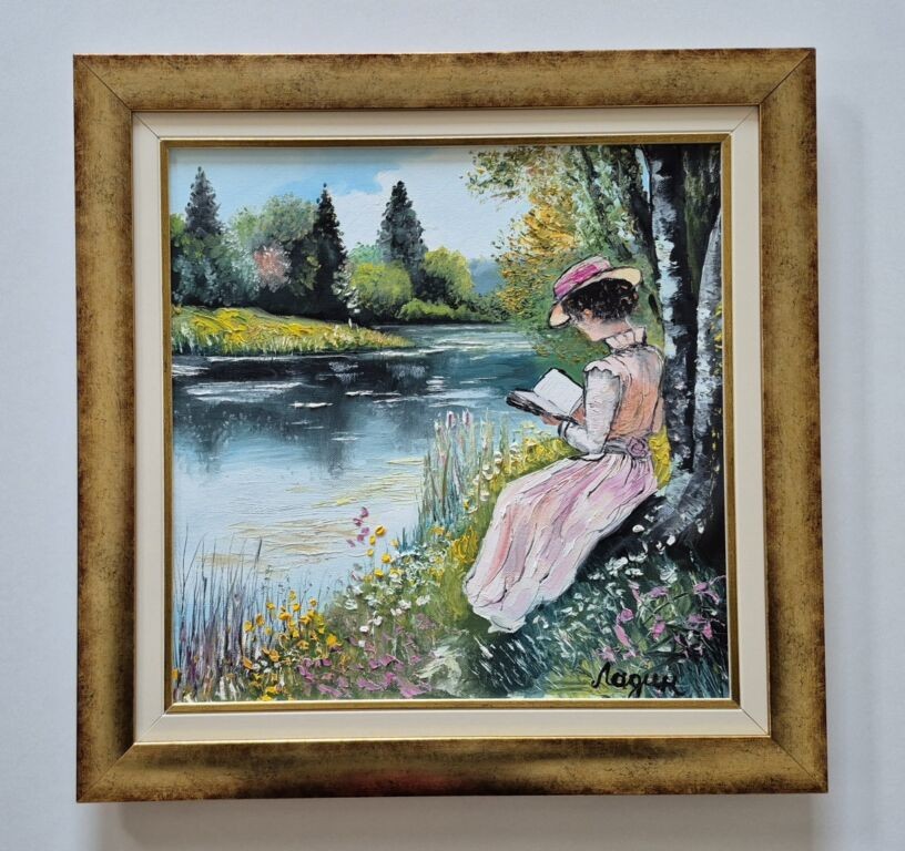 Ulje na platnu - Lepa stara vremena