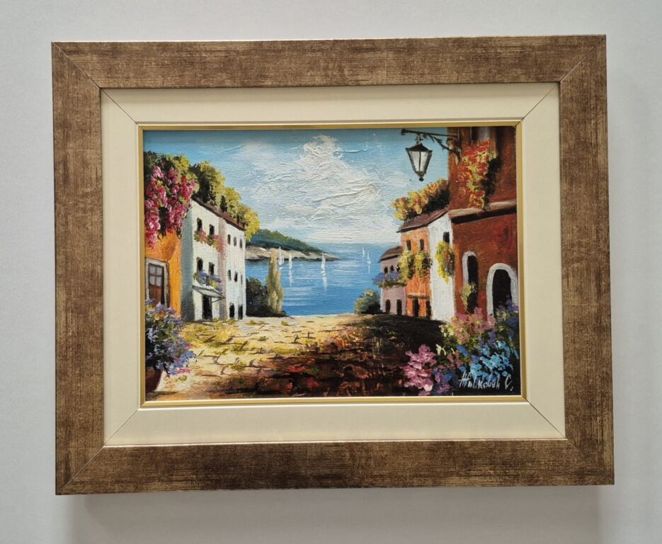 Ulje na platnu - Primorje, prelepa slika