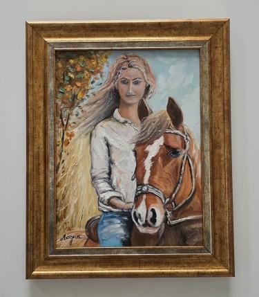 Ulje na platnu - Jesenja saputnica, autor Dusko Dule