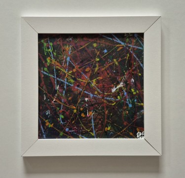 Apstrakcija - Numera 1, akril na platnu, autor Dusko Dule