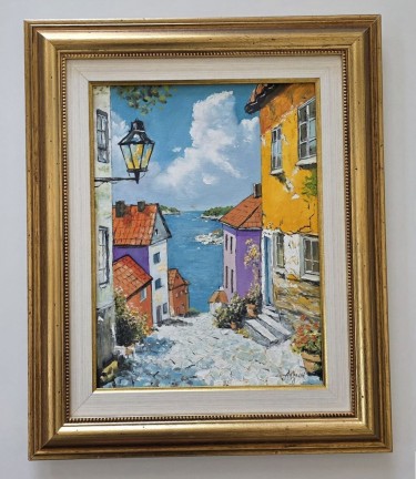 Ulje na platnu - Neznost mediterana, autor Dusko Dule