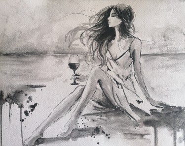 Na plazi, autor Zorica Bugarski