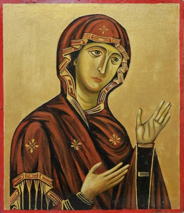 Portret Bogorodice, autor Sandra Ninić Petrić