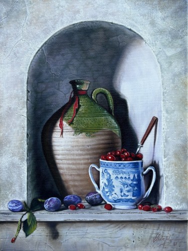 Cup i sljive, autor Stevan Sucevic