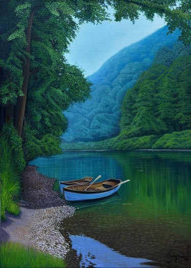 Planinsko jezero, autor Stevan Sucevic