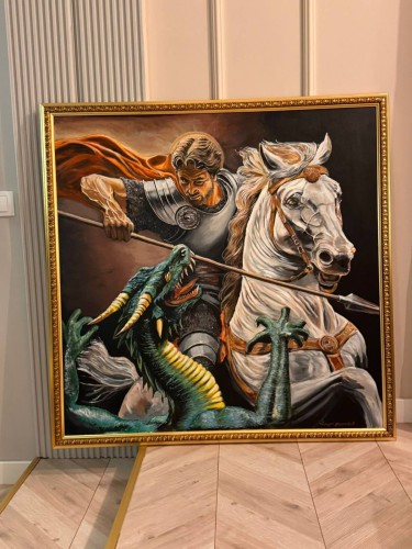 Sveti Georgije u borbi sa azdajom, autor Danijel Nedeljkovic