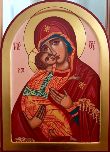 Bogorodica Umiljenje, autor Suzana  Žunković