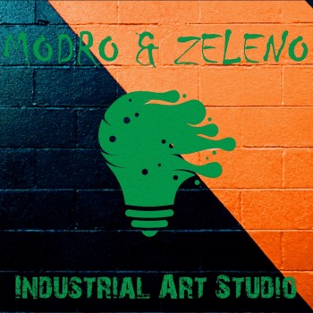 Industrial Art Studio Modro i Zeleno