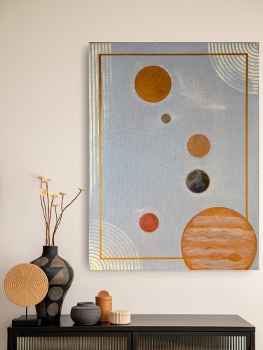 U ravnoteži, autor Modern Art Studio Modro i Zeleno