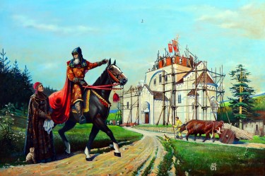 ZIDANJE MANASTIRA STUDENICE, autor Dragan Raskov Milosević