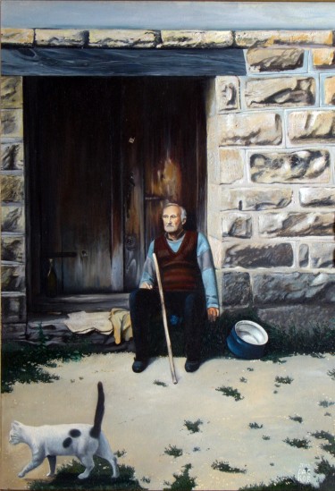 PORTRET MOG DEDE ZIKA, autor Dragan Raskov Milosević