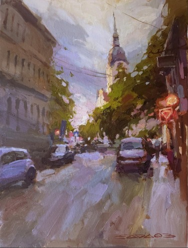 Kisno vece, autor Mihail Vaćaev