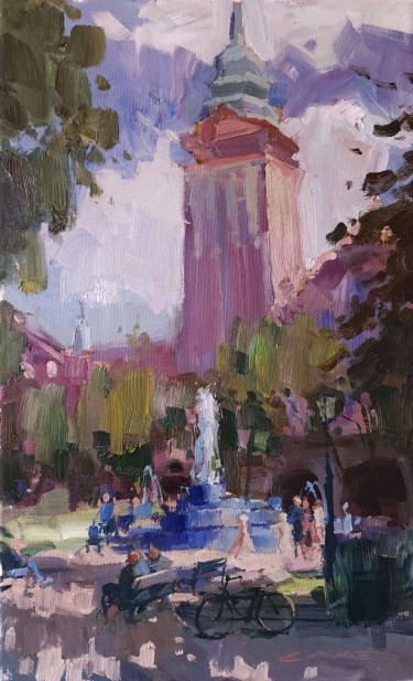 Plava fontana, autor Mihail Vaćaev