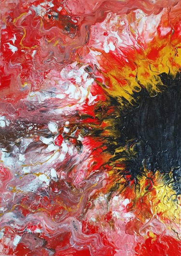 Abstrakt Acryl Pouring, autor Melinda  Balaša