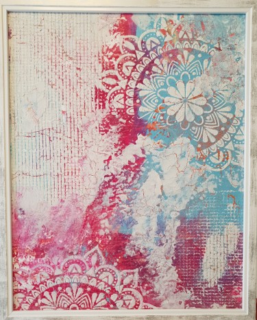 Stencil Art-Travertino slika na platnu, autor Melinda  Balaša