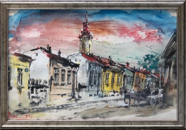 Njegoševa ulica u Zemunu, autor Dragan Rumenčić