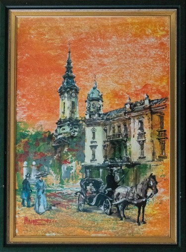 Gospoda ispred Saborne crkve, autor Dragan Rumenčić