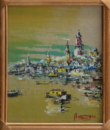 Pogled na Zemun, autor Dragan Rumenčić