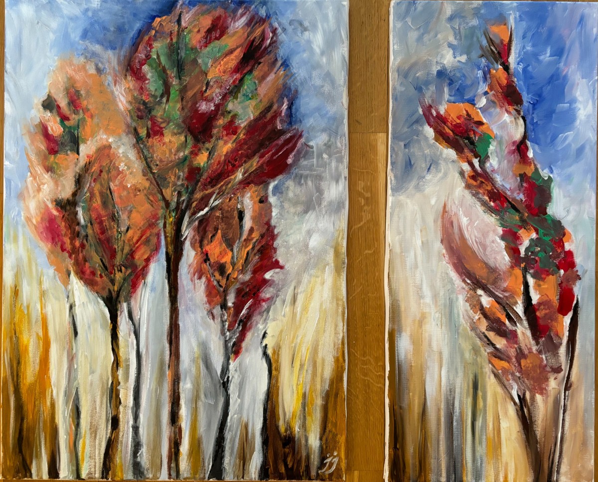 Diptych, Trees on the daydream path