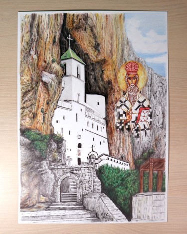 OSTROG, autor ĐUKAN - UMETNIČKE SLIKE