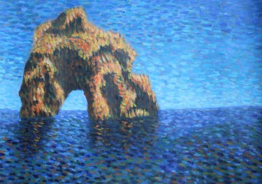 morska stena, autor Dimitrije  Paštar
