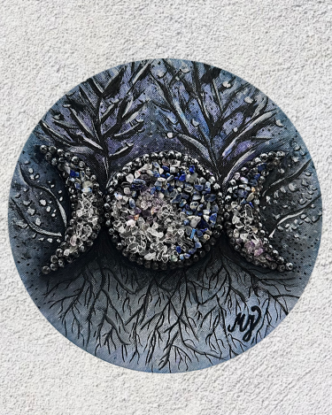 TROSTRUKI MESEC, autor Marija Jerković - MJ Art