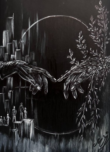 Dodir između prirode i čoveka, autor Marija Jerković - MJ Art