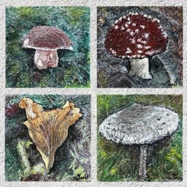 ČETIRI GLJIVE ŠUMSKE TIŠINE, autor Marija Jerković - MJ Art