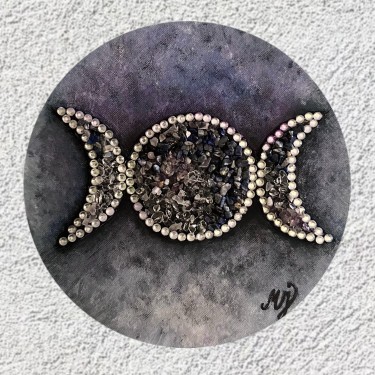 TROSTRUKI MESEC, autor Marija Jerković - MJ Art