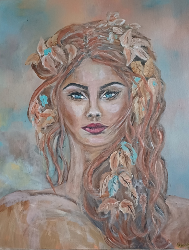 Portret djevojke, autor Sanja Šorga