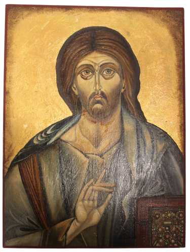Isus Hrist ikona, autor Mirjana Zivković